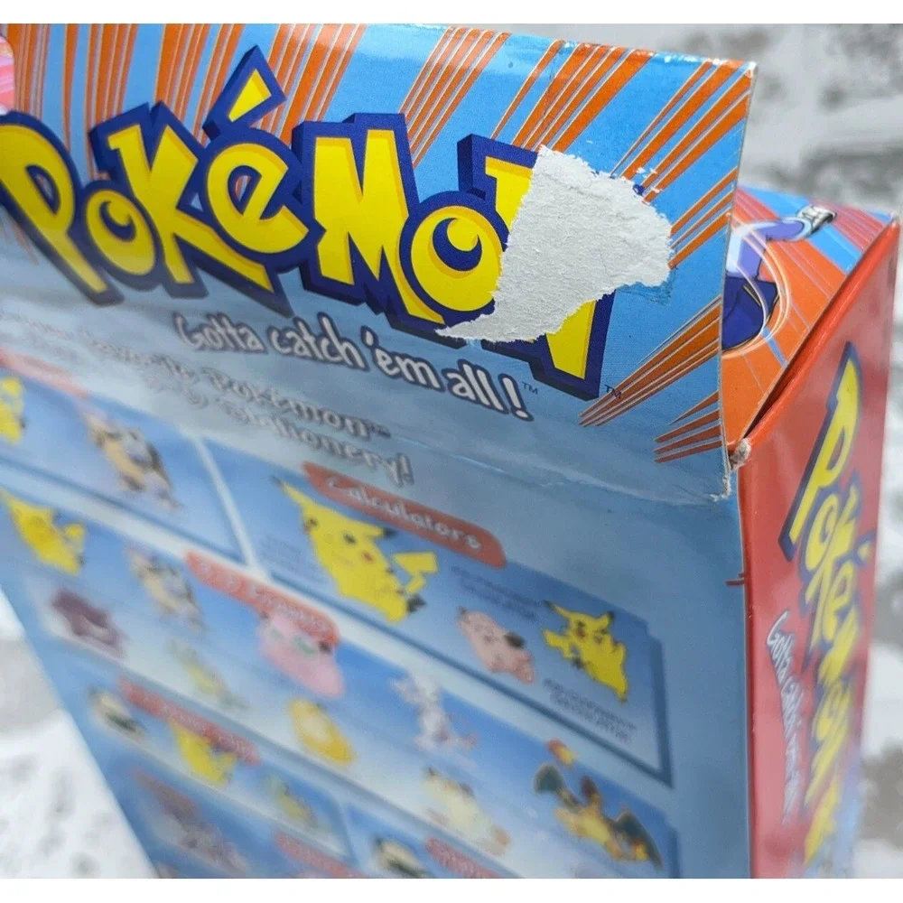Vintage Pokemon Stationary Set New In‎ Box Pencil Sharpener Eraser 90s Y2K NOS